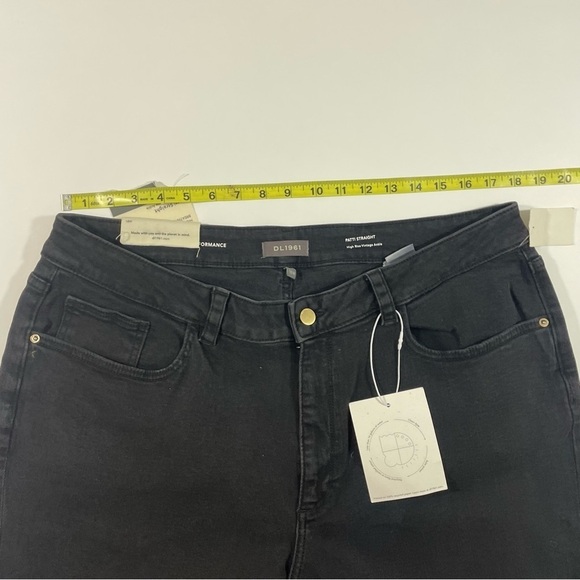 New DL1961 Patti Straight High Rise Vintage Ankle Nightshade - Picture 7 of 9